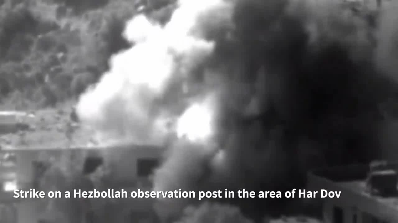 The Israeli military says it killed two Hezbollah militants belonging to the organization's Southern Front. The airstrike occurred in the Baraachit area earlier today