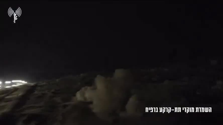 Israeli army destroyed another tunnel under the Philadelphi Corridor in southern Gaza