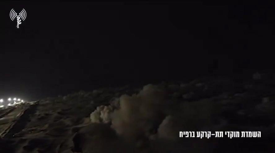 Israeli army destroyed another tunnel under the Philadelphi Corridor in southern Gaza