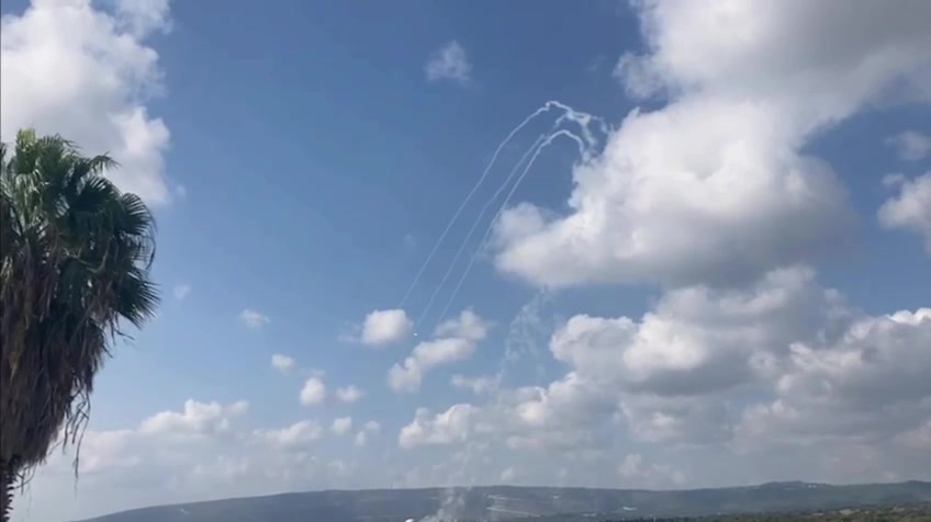 Interceptions over the area of Shlomi local council