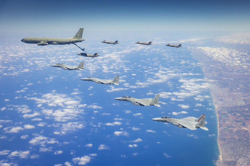 In apparent preparations for a potential strike in Iran, the Israeli Air Force yesterday conducted a long-range refueling exercise. In a statement, the IDF says the drill simulated a long-range flight deep in enemy territory, while conducting aerial refueling several times in short periods.
