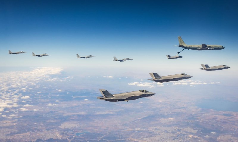 In apparent preparations for a potential strike in Iran, the Israeli Air Force yesterday conducted a long-range refueling exercise. In a statement, the IDF says the drill simulated a long-range flight deep in enemy territory, while conducting aerial refueling several times in short periods.
