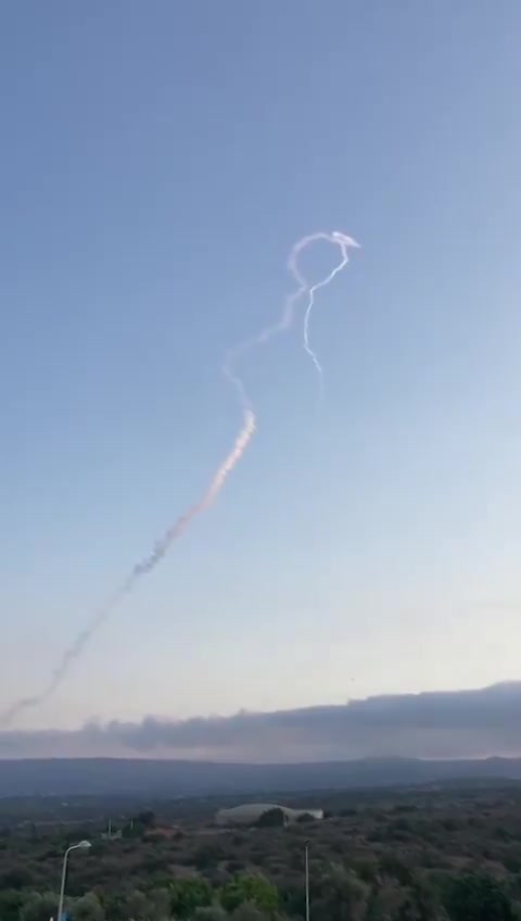 A barrage of rockets and drones were fired by Hezbollah on the Western Galilee area