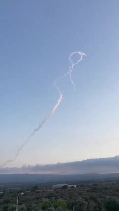 A barrage of rockets and drones were fired by Hezbollah on the Western Galilee area