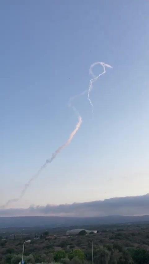 A barrage of rockets and drones were fired by Hezbollah on the Western Galilee area