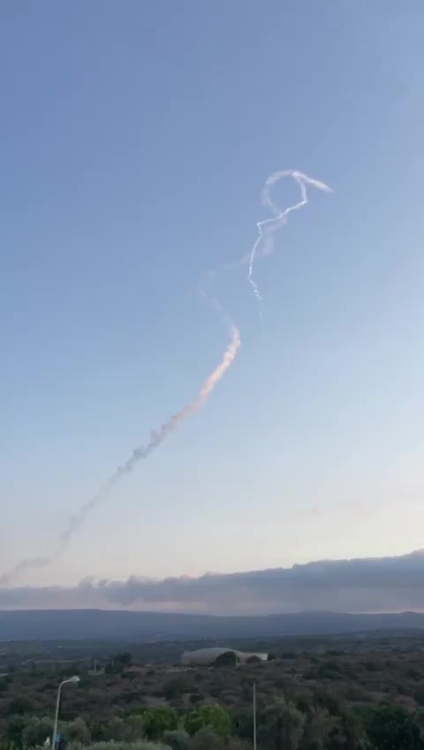 A barrage of rockets and drones were fired by Hezbollah on the Western Galilee area