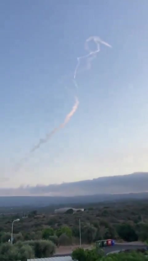 A barrage of rockets and drones were fired by Hezbollah on the Western Galilee area