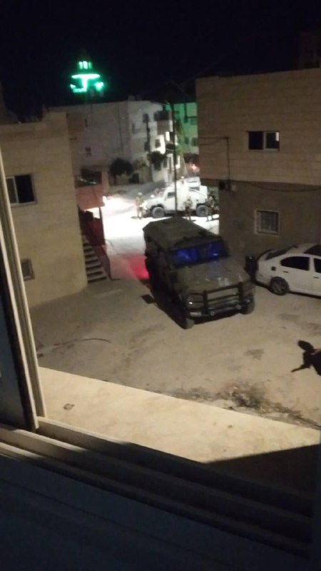 Israeli security forces raid several homes during a raid on the town of Taqoum, east of Bethlehem.