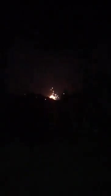 It appears an Israeli airstrike has targeted a Hezbollah arms depot causing secondary explosions in Baalbek