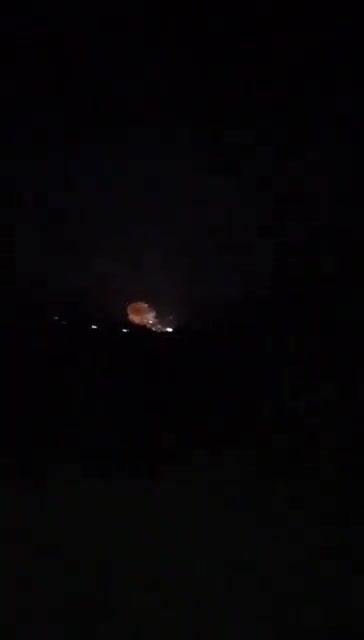 It appears an Israeli airstrike has targeted a Hezbollah arms depot causing secondary explosions in Baalbek