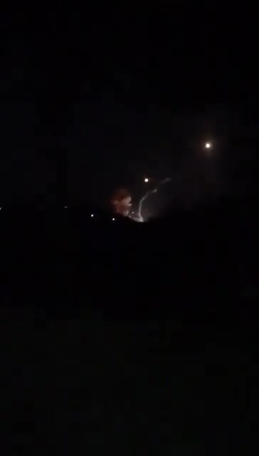 It appears an Israeli airstrike has targeted a Hezbollah arms depot causing secondary explosions in Baalbek