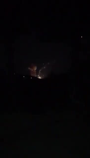 It appears an Israeli airstrike has targeted a Hezbollah arms depot causing secondary explosions in Baalbek