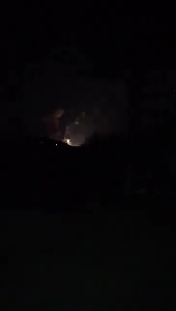 It appears an Israeli airstrike has targeted a Hezbollah arms depot causing secondary explosions in Baalbek