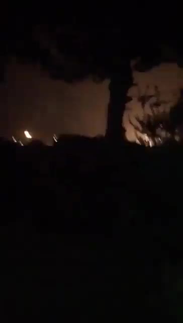 It appears an Israeli airstrike has targeted a Hezbollah arms depot causing secondary explosions in Baalbek