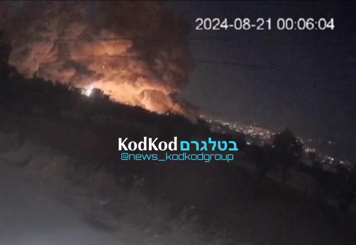 Captured on a security camera: the attack in Baalbek deep in Lebanon earlier tonight.