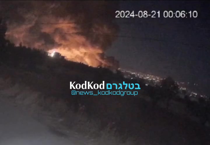 Captured on a security camera: the attack in Baalbek deep in Lebanon earlier tonight.