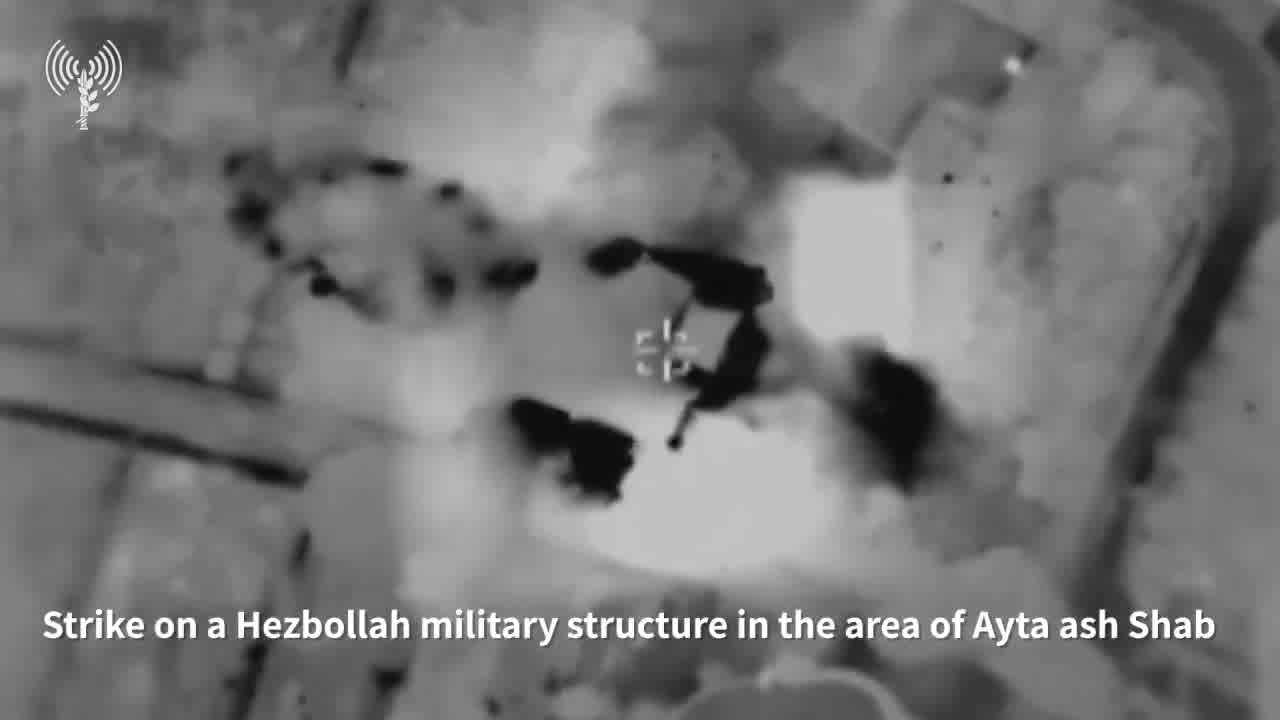 Israeli army footage shows strikes that destroyed Hezbollah weapons storage facilities in Lebanon's Beqaa Valley