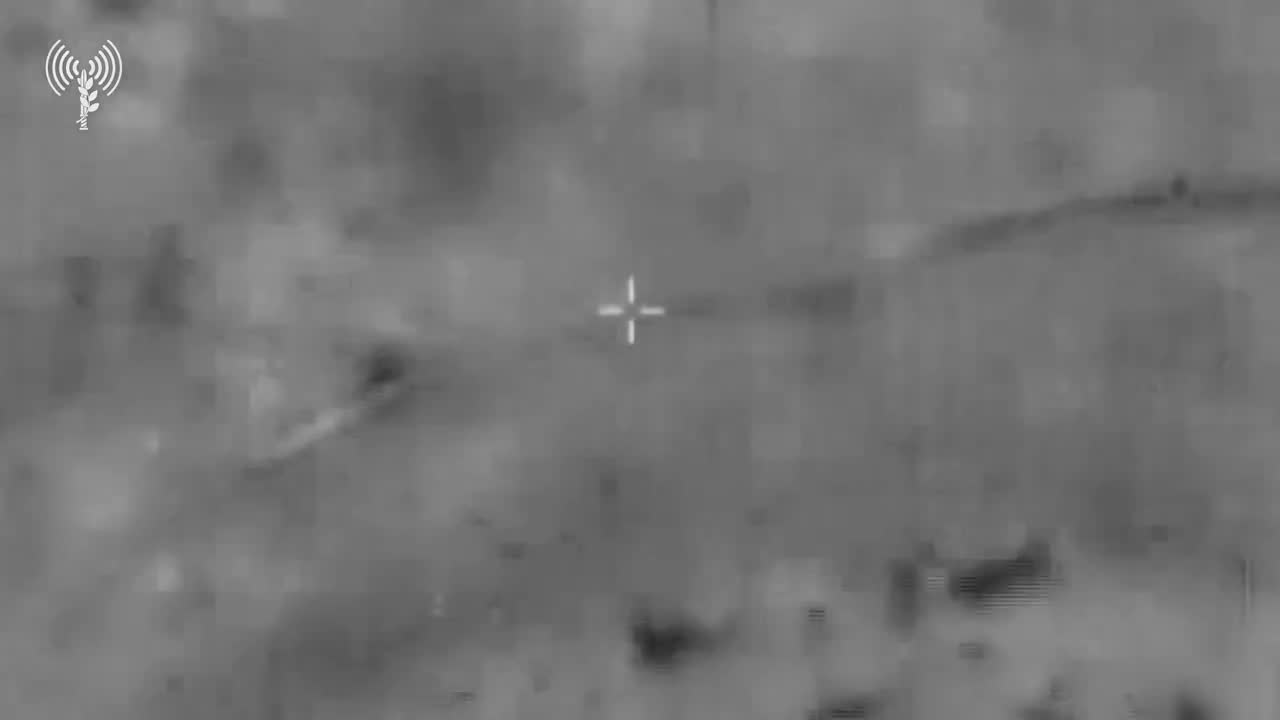 The Israeli army releases footage of airstrikes in southern Lebanon this morning, during which more than 100 fighter jets targeted thousands of Hezbollah rocket launchers that were intended to be used in an attack on Israel