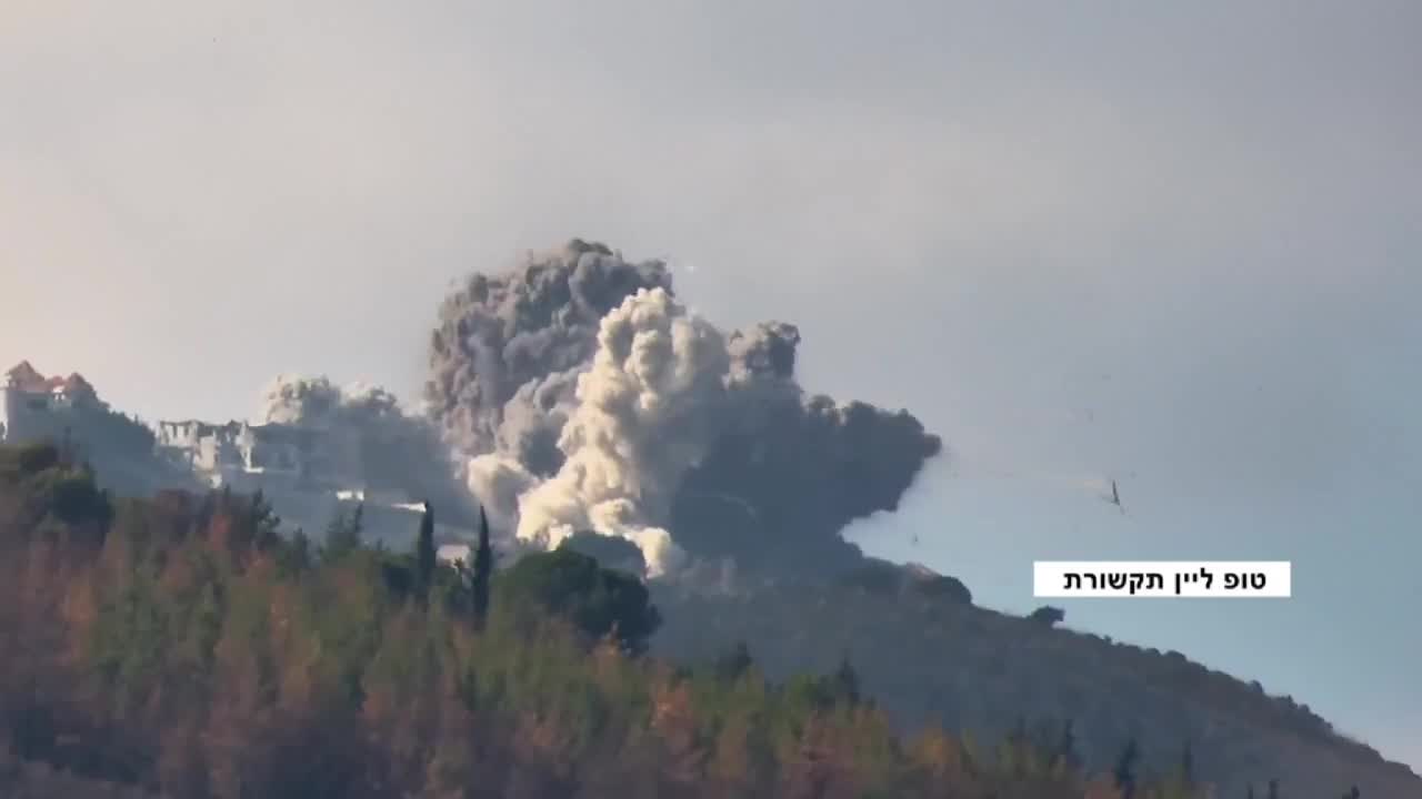 IAF'ın Odaisseh'deki saldırısında bir mühimmat deposunun vurulduğu bildirildi