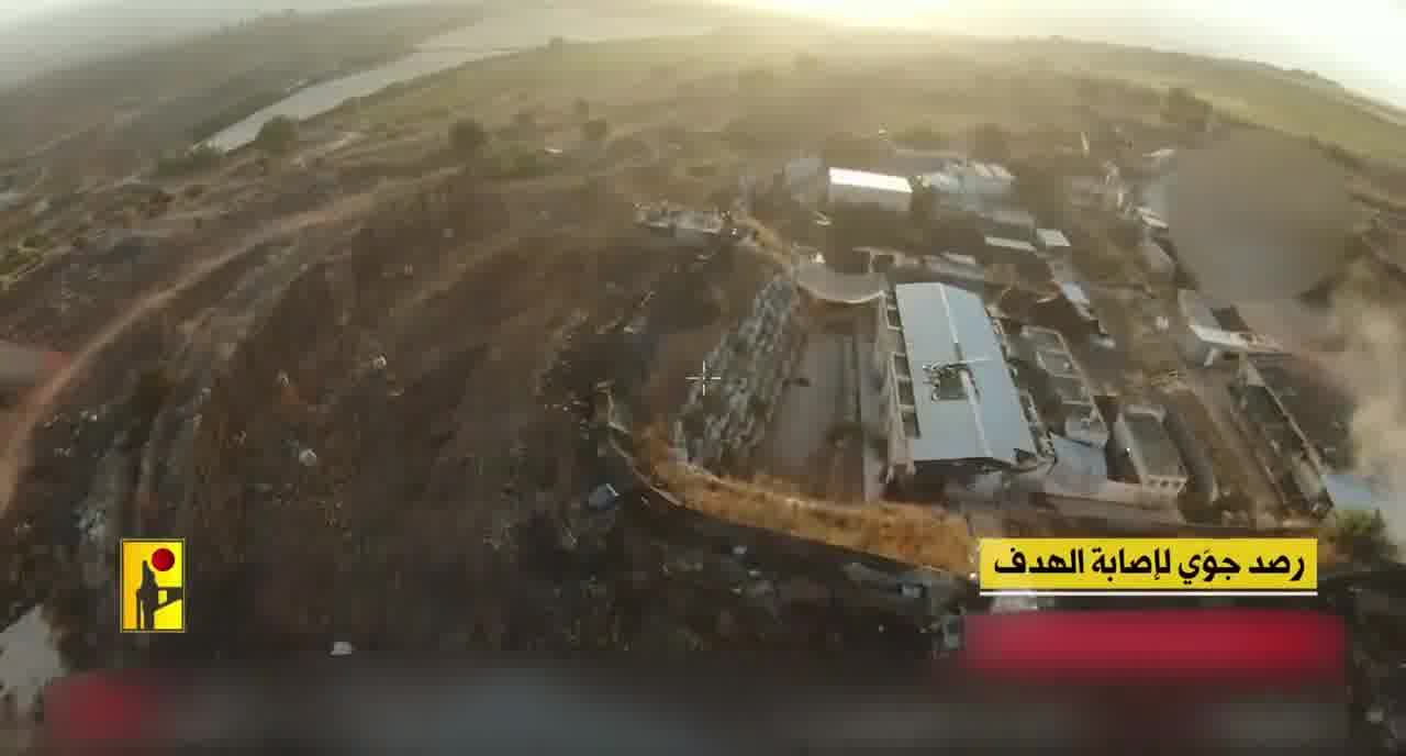 Hezbollah FPV-aanval versus RF-jammer op Al Malikiyah-site