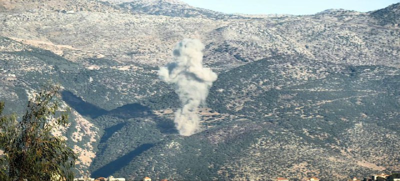 Luftangriff der israelischen Armee in der Nähe von Addaiseh