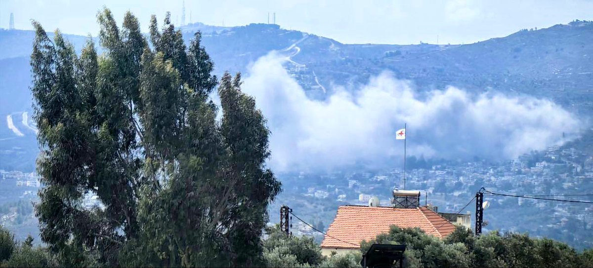 Ataque aéreo del ejército israelí en Kafkilla