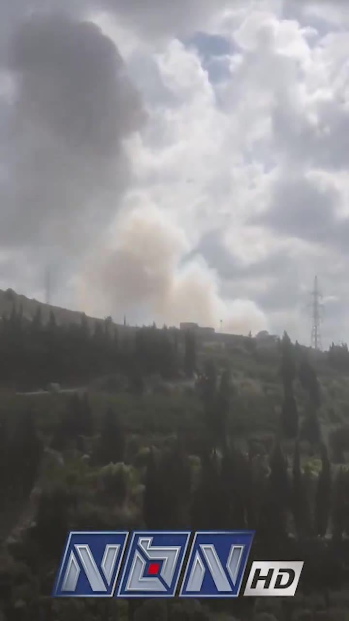 De Israëlische aanval op de stad Al-Bissariya, in het zuiden van Libanon, kort geleden