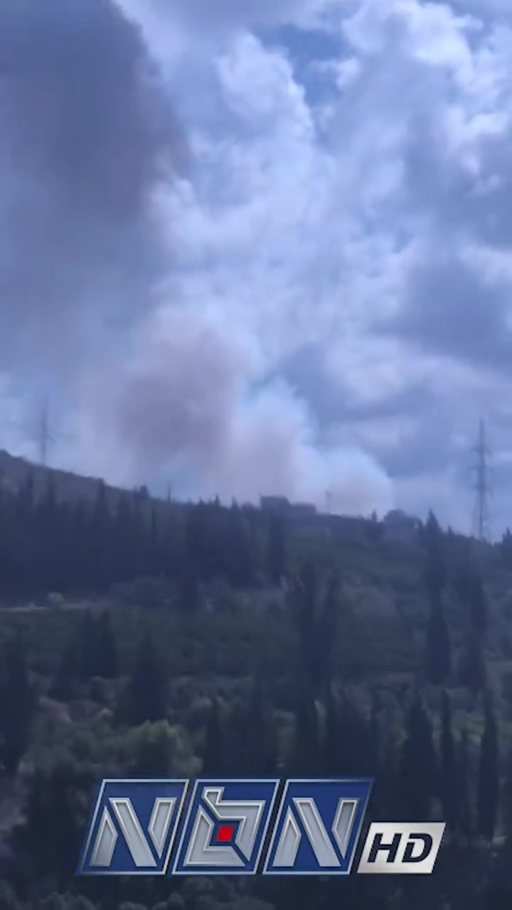 De Israëlische aanval op de stad Al-Bissariya, in het zuiden van Libanon, kort geleden