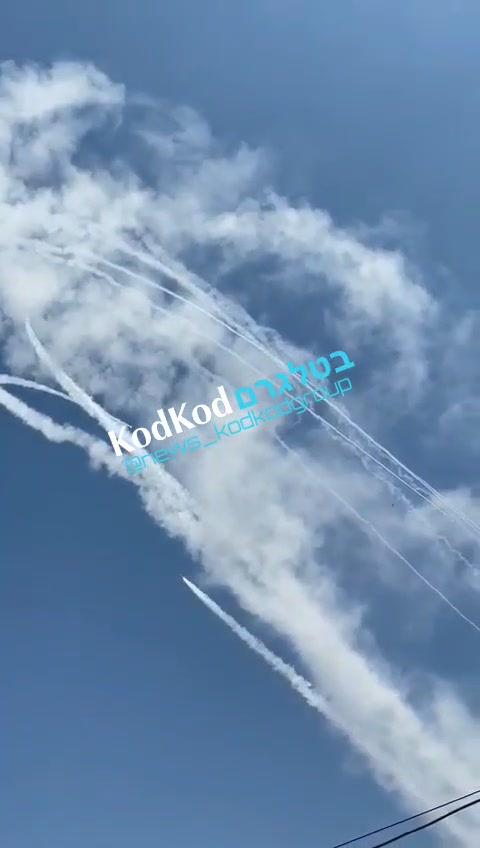 Vídeo del último bombardeo hacia Kiryat Shmona y sus alrededores