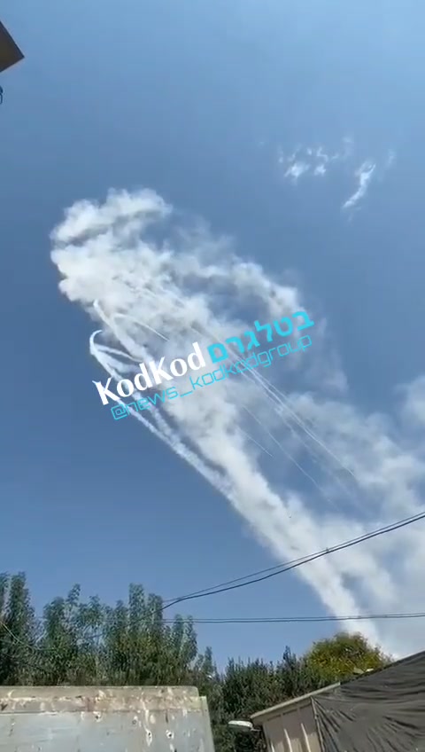 Vídeo del último bombardeo hacia Kiryat Shmona y sus alrededores