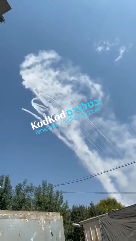 Vídeo del último bombardeo hacia Kiryat Shmona y sus alrededores