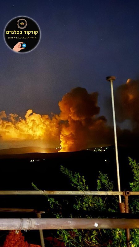 Ataques aéreos israelíes en las alturas de Rihan, en el sur del Líbano