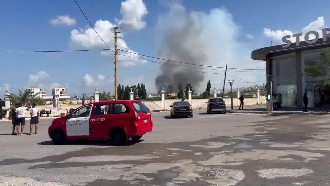 Atak lotniczy w pobliżu Tyru