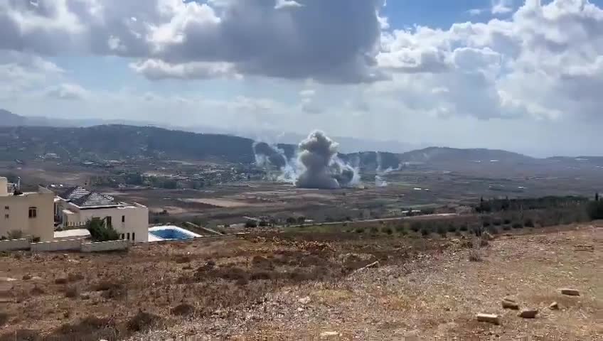 Israëlische aanval richt zich op Marjeyoun-vlakte