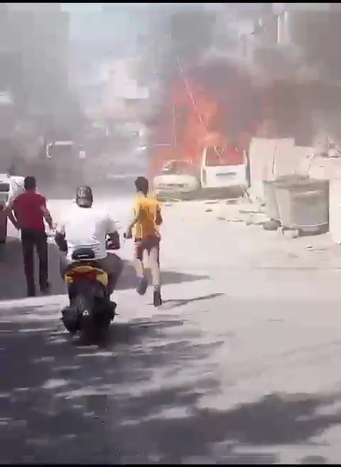 Izraelski nalot na Ghazieh w pobliżu Sydonu