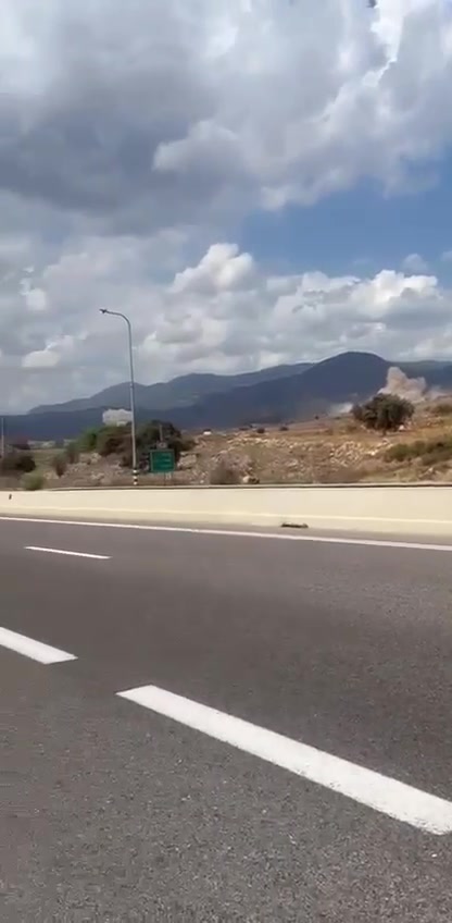 Impact signalé dans la région de Kahal, au nord de Tibériade