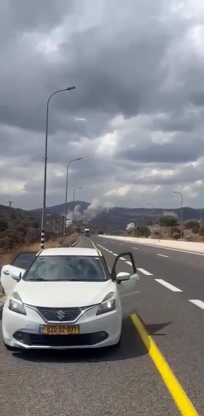 Impacto relatado na área de Kahal, ao norte de Tiberíades