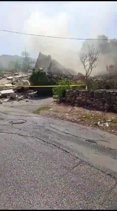 The Israeli aviation targets a house in the town of Ma'rakah, south Lebanon