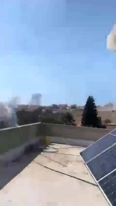 Footage published by Lebanese media shows an Israeli airstrike in the town of Aanqoun, in the Sidon District