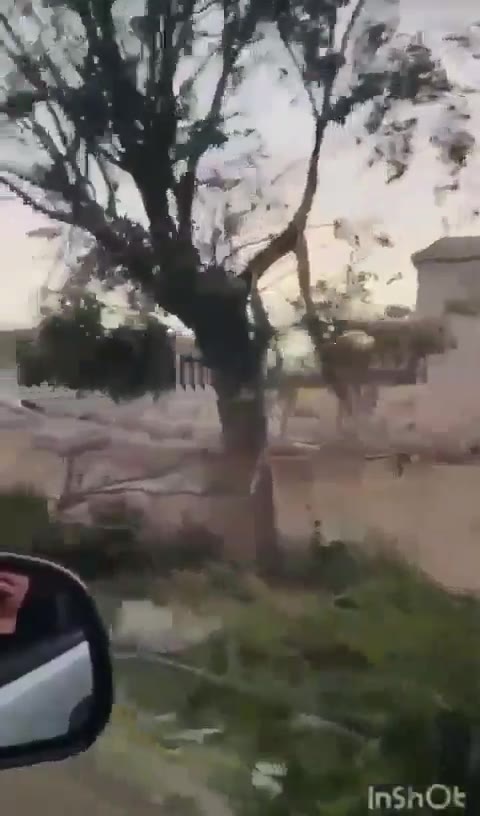 Footage of the destruction in in the town of Ain in Bekaa region after Israeli strikes there