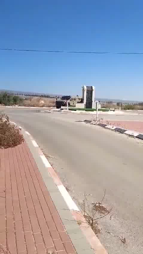 Bulldozers demolishing a house in the village of Tura, west of the city of Jenin