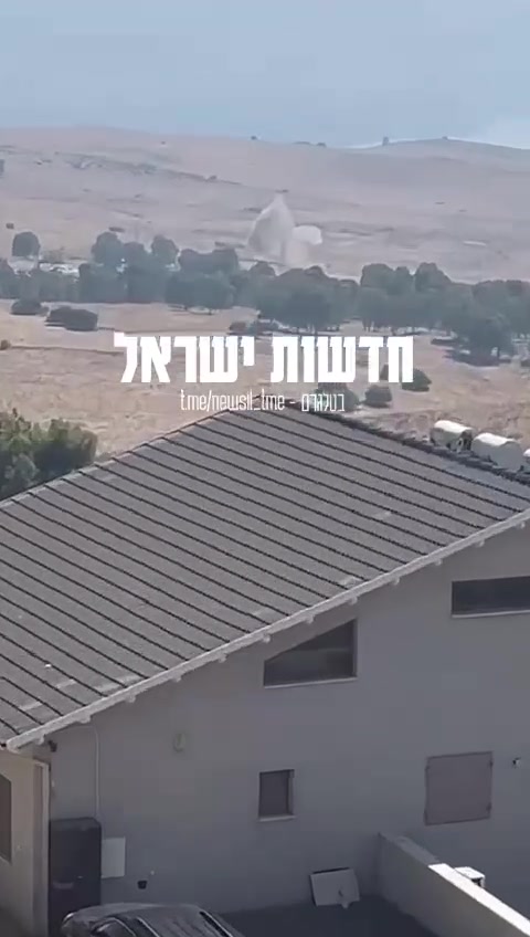 פגיעת רקטה סמוך לצומת עמיעד בגליל העליון, לא נשמעו סירנות