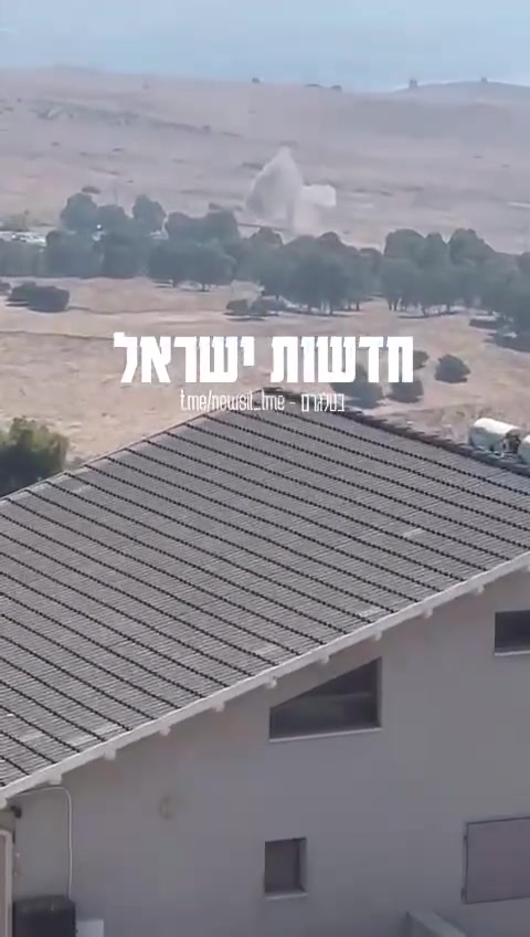 פגיעת רקטה סמוך לצומת עמיעד בגליל העליון, לא נשמעו סירנות