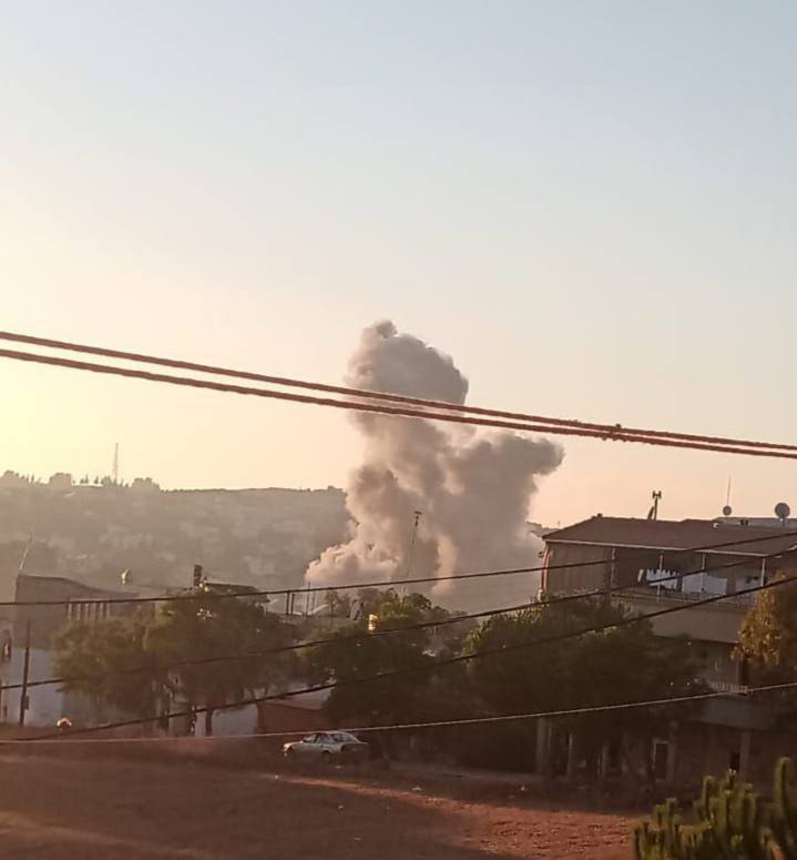 Airstrike in Nabatiyeh El Faouqa (Nabatiyeh governorate)