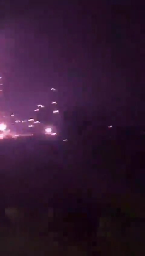 The Israeli army reportedly striking Hezbollah targets in Al-Hermel in the northern Beqaa Valley, with massive secondary explosions