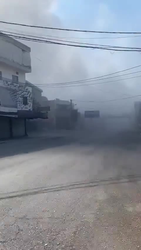 Bombardeo israelí sobre Zabadani