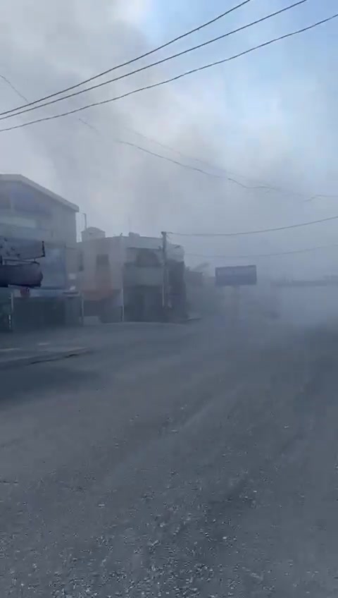 İsrail'in Zabadani'yi bombalaması