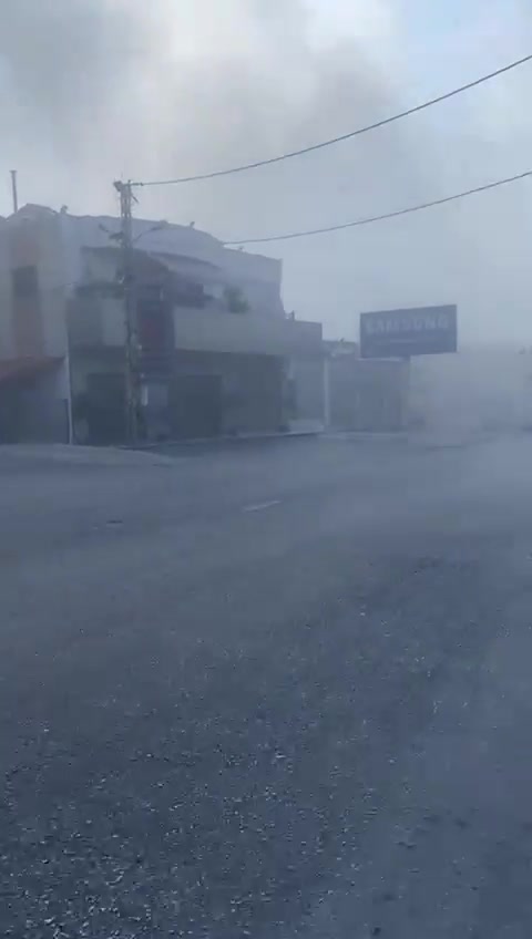 İsrail'in Zabadani'yi bombalaması