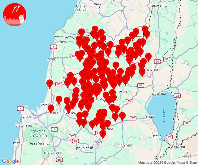 Nuevo bombardeo de cohetes hacia el norte de Israel