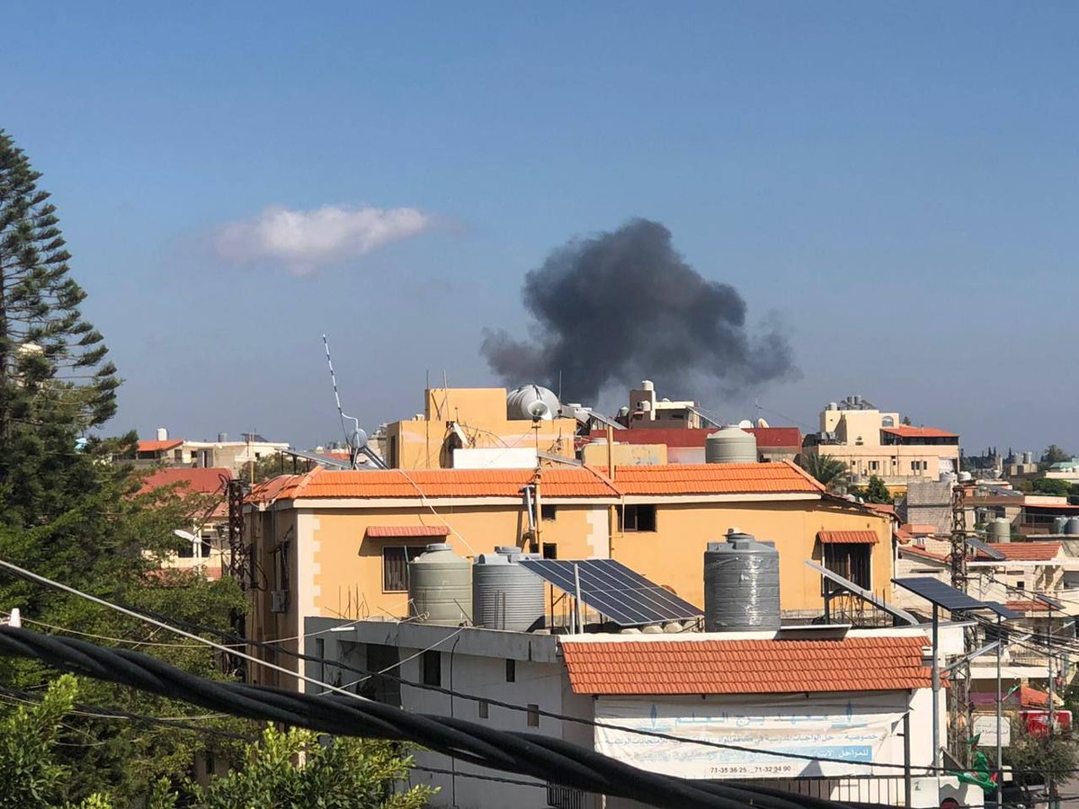 La Fuerza Aérea realiza un ataque contra la ciudad de Bdayas, en el sur del Líbano